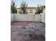 Spacious backyard patio with a fence providing privacy for outdoor enjoyment and entertaining at 8105 Sheldon Shores Dr, Tampa, FL 33615
