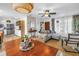 Bright open floor plan with view of kitchen, dining area, and living room, perfect for entertaining at 11376 119Th Ter, Largo, FL 33778