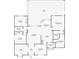 Detailed floor plan showcasing the layout, room dimensions, and spatial arrangement of the entire home at 12435 Oak St, San Antonio, FL 33576