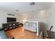 Spacious living room area featuring modern furniture and open floor design at 12443 Adventure Dr, Riverview, FL 33579
