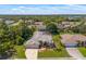 Overhead shot showing home's layout, landscaping and neighborhood at 13375 Newcastle Ave, Spring Hill, FL 34609