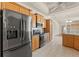 Bright kitchen with stainless steel appliances and granite countertops at 13375 Newcastle Ave, Spring Hill, FL 34609
