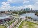 Cityscape featuring a river, park, Armature Works, and the surrounding urban landscape at 1543 W Cass St, Tampa, FL 33606