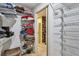 Organized walk-in closet with wire shelving at 1622 El Tair Trl, Clearwater, FL 33765