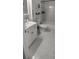 Elegant bathroom featuring modern fixtures, clean lines, and a well-lit vanity, creating a fresh and inviting space at 2261 Swedish Dr # 59, Clearwater, FL 33763