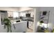 Beautiful kitchen with stainless steel appliances, granite countertops, and plenty of storage at 2261 Swedish Dr # 59, Clearwater, FL 33763