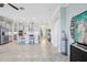 Bright, open concept kitchen with a breakfast bar and modern stainless steel appliances at 31510 Cabana Rye Ave, San Antonio, FL 33576