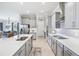 Modern kitchen featuring stainless steel appliances, spacious countertops, and ample cabinet space at 31510 Cabana Rye Ave, San Antonio, FL 33576