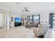 Bright and spacious living room with tile floors and stylish furnishings at 31510 Cabana Rye Ave, San Antonio, FL 33576