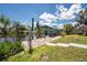 This property features a private boat dock with a lift, ideal for boating and enjoying waterfront living at 3420 Santa Clara Dr, Punta Gorda, FL 33983