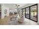 Open living area featuring patio doors and views to the backyard at 3801 Dr Martin Luther King Jr N St, St Petersburg, FL 33703