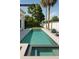 Backyard pool rendering featuring lush landscaping and modern pool design at 3801 Dr Martin Luther King Jr N St, St Petersburg, FL 33703