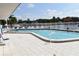 A community pool at 420 Moorings Cove Dr # 420, Tarpon Springs, FL 34689