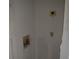 Close-up of a wall with an outlet and plumbing stub-outs ready for washer hookups at 420 Moorings Cove Dr # 420, Tarpon Springs, FL 34689