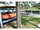 View of the community's water access and kayak storage facility at 420 Moorings Cove Dr # 420, Tarpon Springs, FL 34689