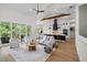 Bright, open concept floor plan with lots of natural light, seamlessly connecting living area to kitchen at 4522 Majestic Hills Loop, Brooksville, FL 34601