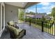 Outdoor patio area featuring plenty of seating overlooking a well-maintained backyard at 4522 Majestic Hills Loop, Brooksville, FL 34601