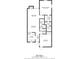 Detailed floor plan illustrating the layout and dimensions of a 938 sq ft home at 6201 Amaretto Ln # 6201, Tampa, FL 33634