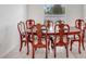 Dining room with a decorative table and chairs at 6384 Ten Acre Ct, Zephyrhills, FL 33541