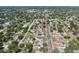 A beautiful aerial view showing a leafy residential area in proximity to shopping and transportation corridors at 656 40Th Ne Ave, St Petersburg, FL 33703