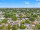 Aerial view showcasing a neighborhood lined with mature trees and local traffic, providing a sense of community at 6982 78Th N Ave, Pinellas Park, FL 33781