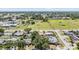Aerial view of a residential neighborhood showcasing the property's location and nearby amenities at 8956 124Th Way, Seminole, FL 33772