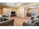 Comfortable living area that flows into the dining room at 8956 124Th Way, Seminole, FL 33772