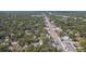 An aerial view of a home situated close to a main street, blending residential and commercial living at 904 E Patterson St, Tampa, FL 33604