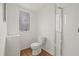 Clean and bright bathroom featuring a shower, toilet, and vanity at 916 E Broad St, Tampa, FL 33604