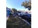 View of the side of the home showing the driveway and some landscaping at 10411 Summerview Cir, Riverview, FL 33578