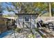 View of shed in backyard at 10501 Bay Hills Cir, Thonotosassa, FL 33592
