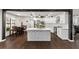 Beautiful kitchen with an island, stainless steel appliances, and breakfast table at 11207 Donneymoor Dr, Riverview, FL 33569