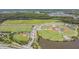 Community sports complex featuring baseball fields, soccer fields, and ample parking at 13614 Stevenson Ln, Odessa, FL 33556