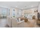 Bright and airy living room with comfortable seating and a view to the outdoors at 13614 Stevenson Ln, Odessa, FL 33556
