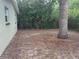 The backyard is ready for your special touch at 1388 Browning St, Clearwater, FL 33756