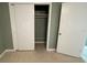 Bedroom closet with sliding doors at 1388 Browning St, Clearwater, FL 33756