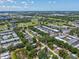 Expansive aerial view of home's location near golf courses and community features at 173 21St Se Ter, Largo, FL 33771