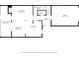 This is the first floor of the floor plan, with kitchen, living room, dining area, screened porch, garage, and foyer at 2033 Arbor Dr, Clearwater, FL 33760