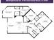 Detailed floor plan showcasing the layout of the bedrooms, bathrooms, kitchen, and living areas at 205 Brightwater Dr # 101, Clearwater Beach, FL 33767