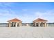 Rooftop terrace showcasing gazebos and seating areas at 205 Brightwater Dr # 101, Clearwater Beach, FL 33767