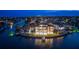 Luxurious waterfront property showcasing modern architecture, a private dock, and an unparalleled waterfront panorama at 2087 Michigan Ne Ave, St Petersburg, FL 33703