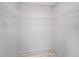 This walk-in closet provides ample storage space with plenty of shelving at 2456 Alhambra St, Clearwater, FL 33761