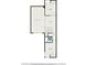 Upstairs floor plan featuring two bedrooms, one bath, and a loft area overlooking an open space below at 2456 Alhambra St, Clearwater, FL 33761