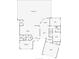 Detailed floor plan showcasing the layout of the home, including the primary suite and screened patio at 2742 Sea Pines E Cir, Clearwater, FL 33761