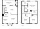 This house features two stories as is evident by the floor plans at 30140 Barnaby Ln, Wesley Chapel, FL 33543
