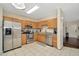 Well-equipped kitchen with stainless steel appliances and ample cabinet space at 30140 Barnaby Ln, Wesley Chapel, FL 33543