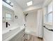 Well-lit bathroom with shower/tub combo and modern sink and vanity at 3330 46Th E Ter, Bradenton, FL 34203