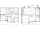 Detailed floor plan showcasing the layout of this home's two stories, including bedrooms, kitchen, and living areas at 481 Bosphorous Ave, Tampa, FL 33606