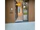 Contemporary front door with wood paneling at 500 38Th Ne Ave, St Petersburg, FL 33704