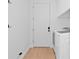 Neat laundry room with modern washer and dryer at 500 38Th Ne Ave, St Petersburg, FL 33704